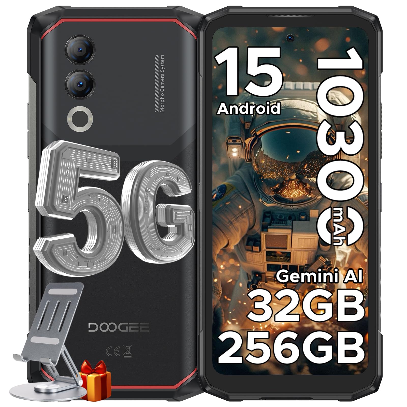 Amazon.com: DOOGEE Blade 20 Turbo AI 5G Rugged Phone Unlocked